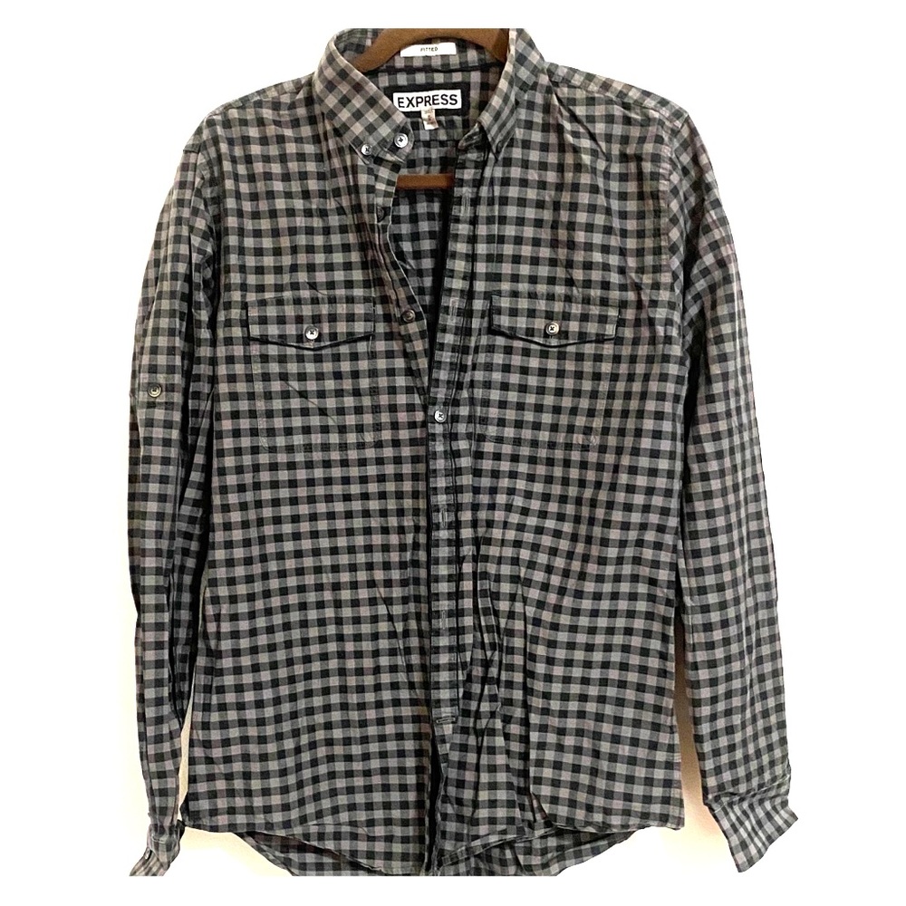 Express Men’s Fitted Dress Shirt
